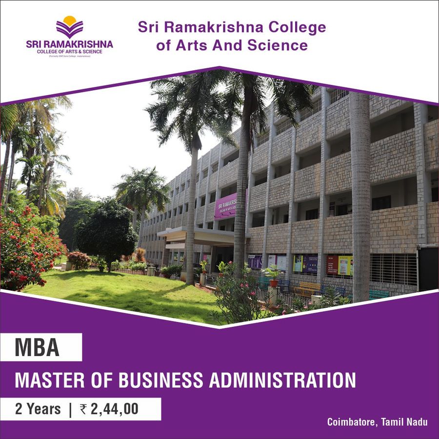 Master of Business Administration [MBA] at Sri Ramakrishna College of  Arts And Science -Coimbatore, Coimbatore